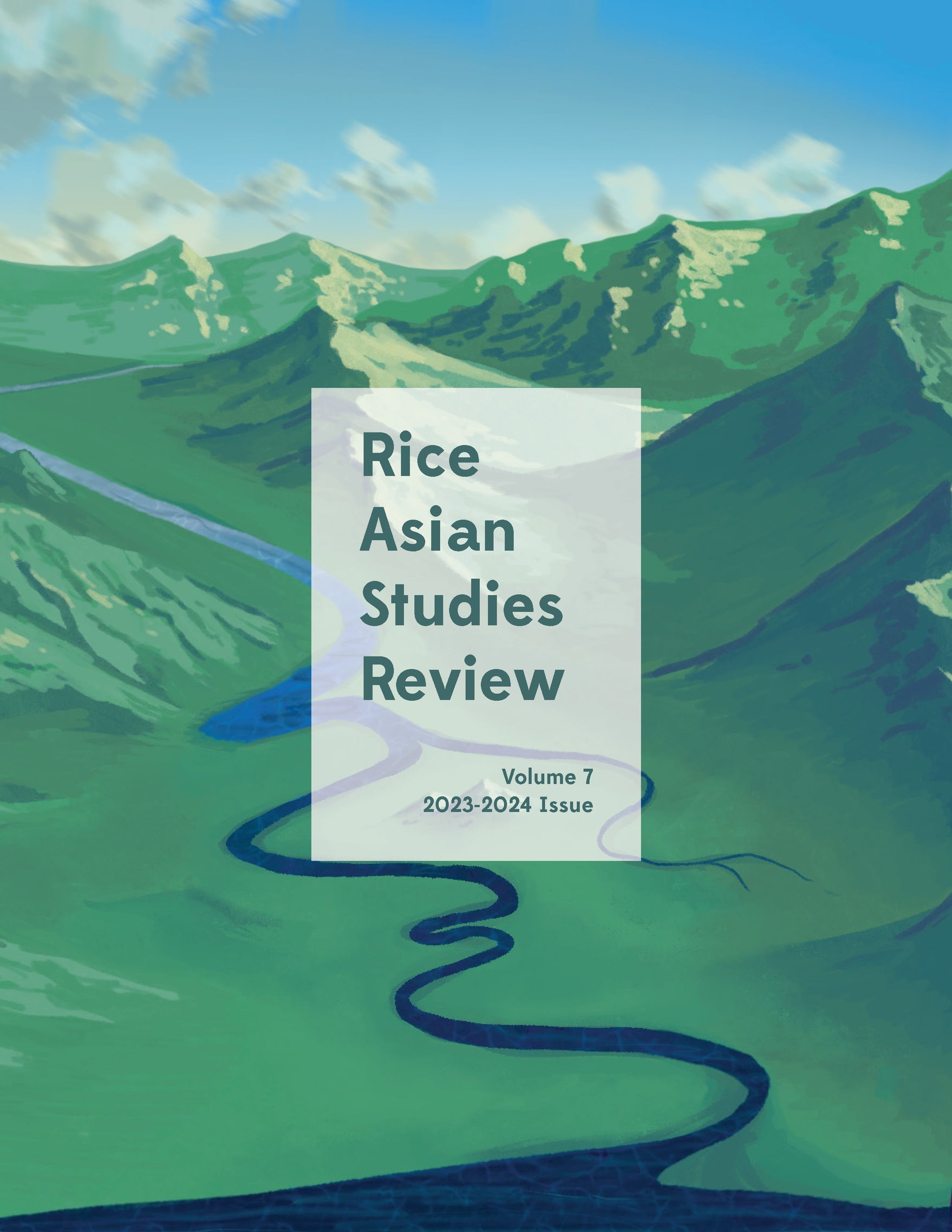 Journal Cover: Rice Asian Studies Review Volume 7