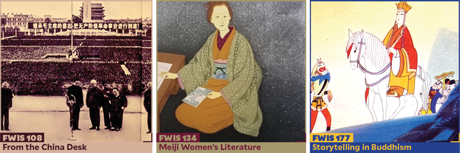 Course flyers Asia focused FWIS classes