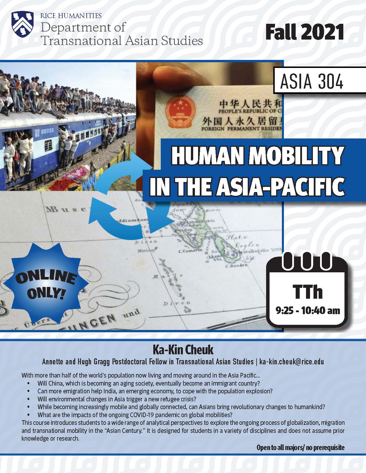 ASIA 304 course flyer
