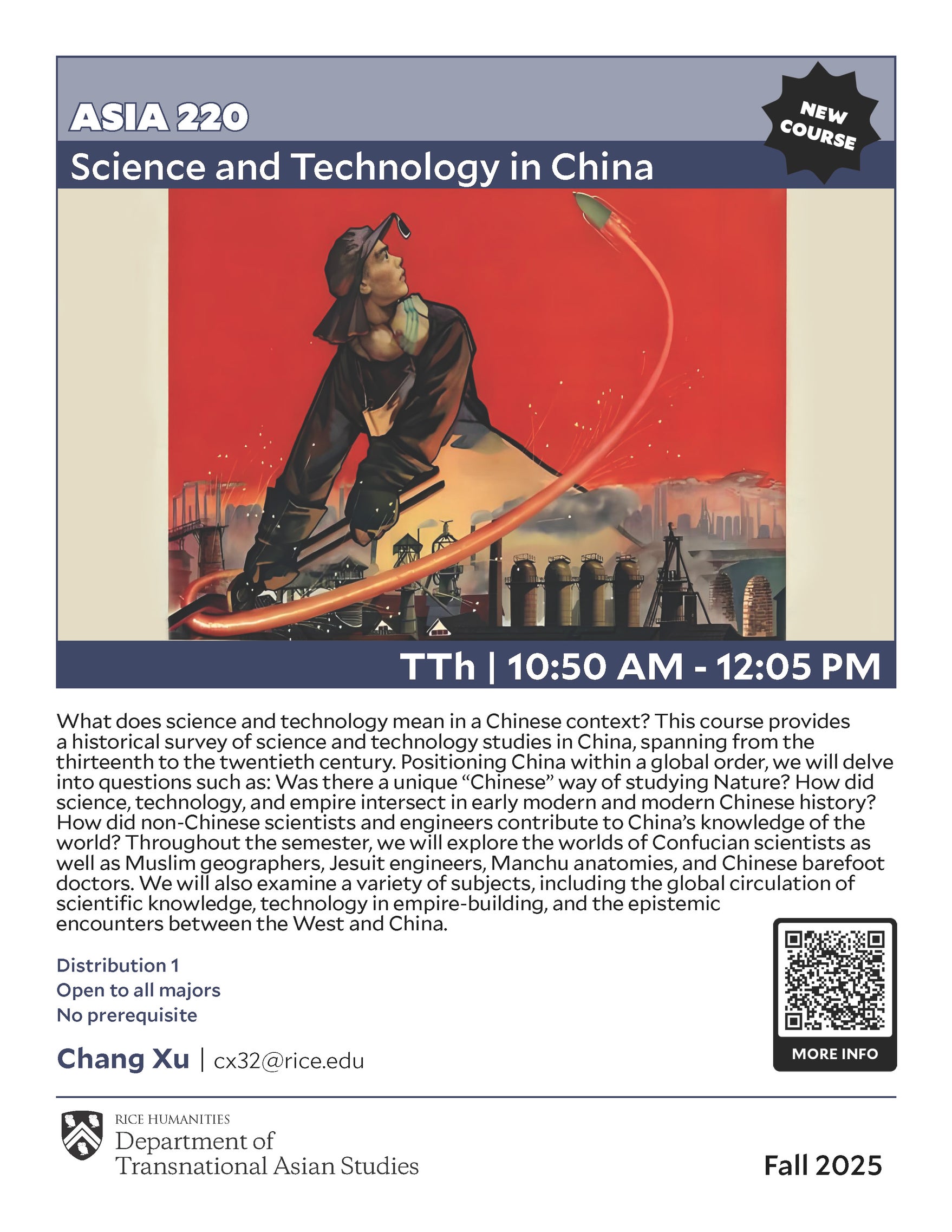 ASIA 220 course flyer