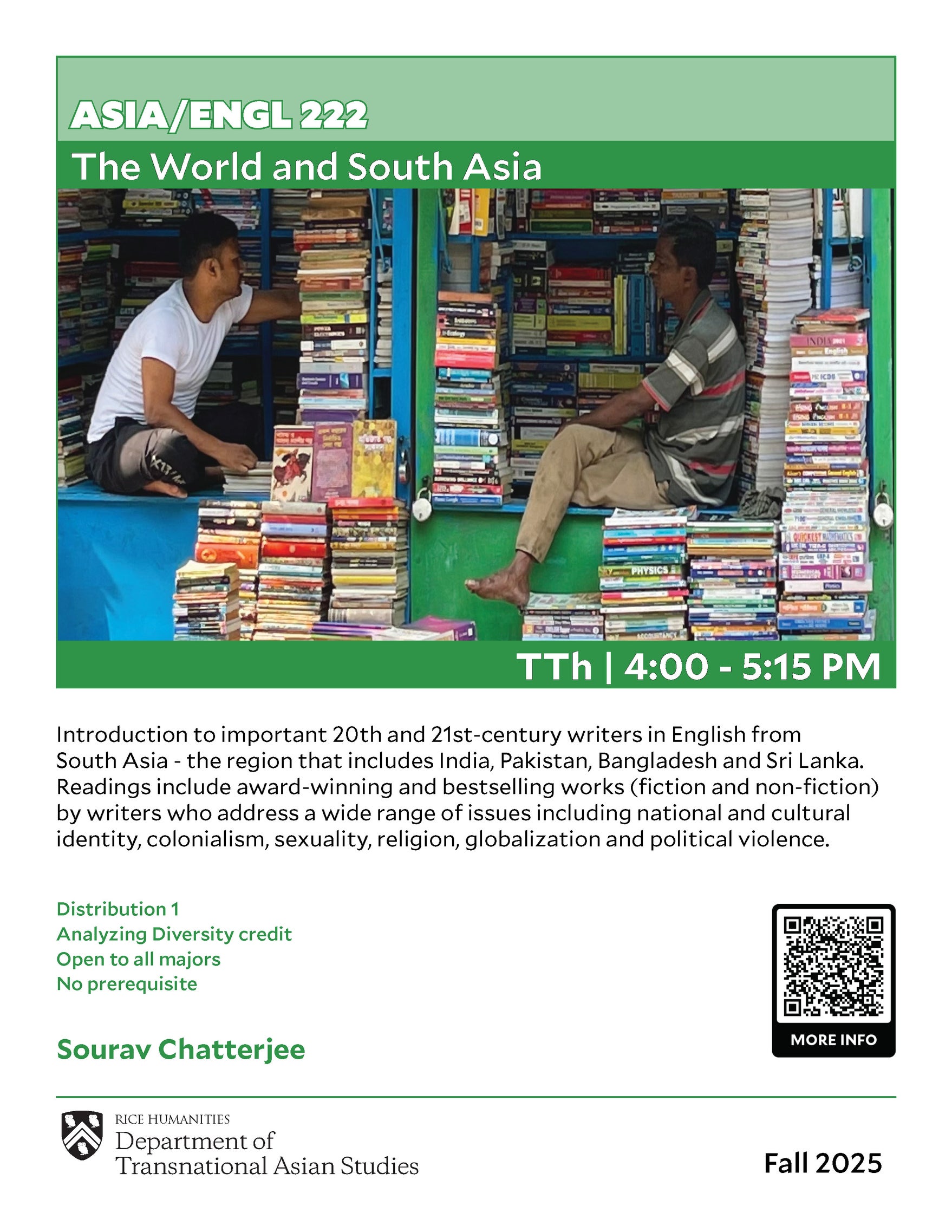 ASIA 222 course flyer