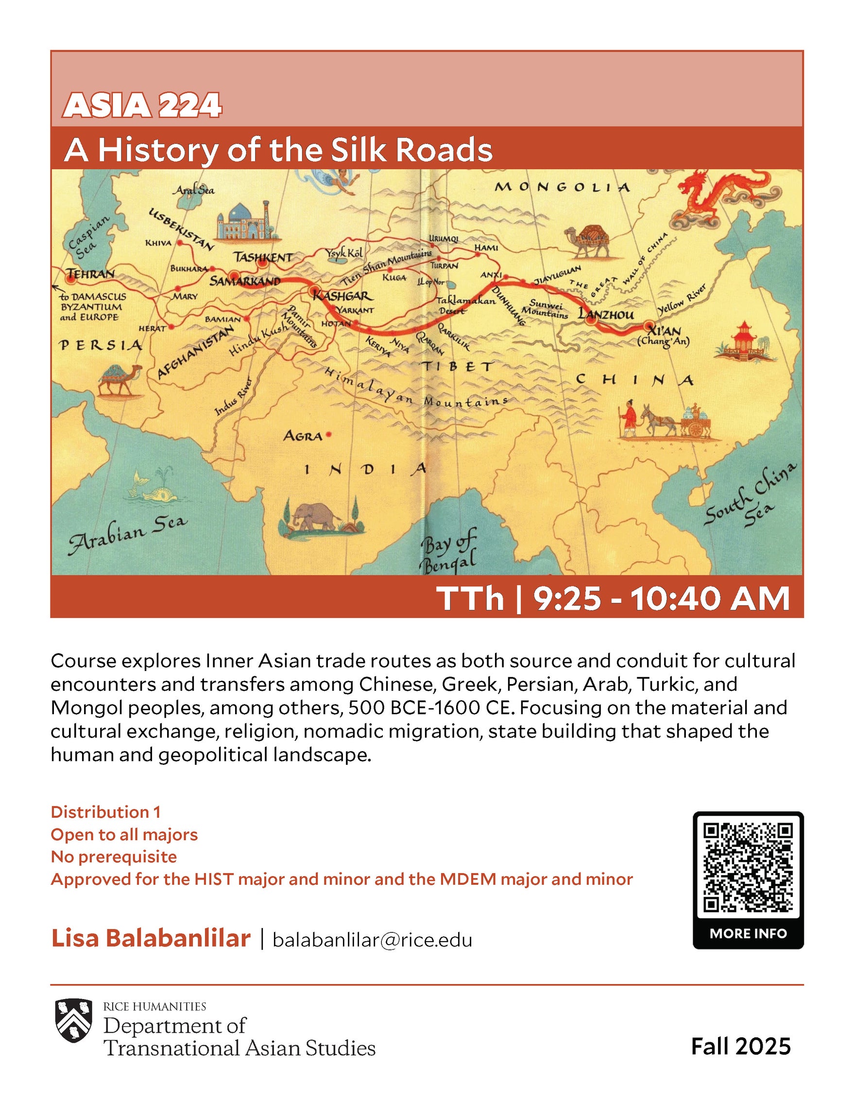 ASIA 224 course flyer