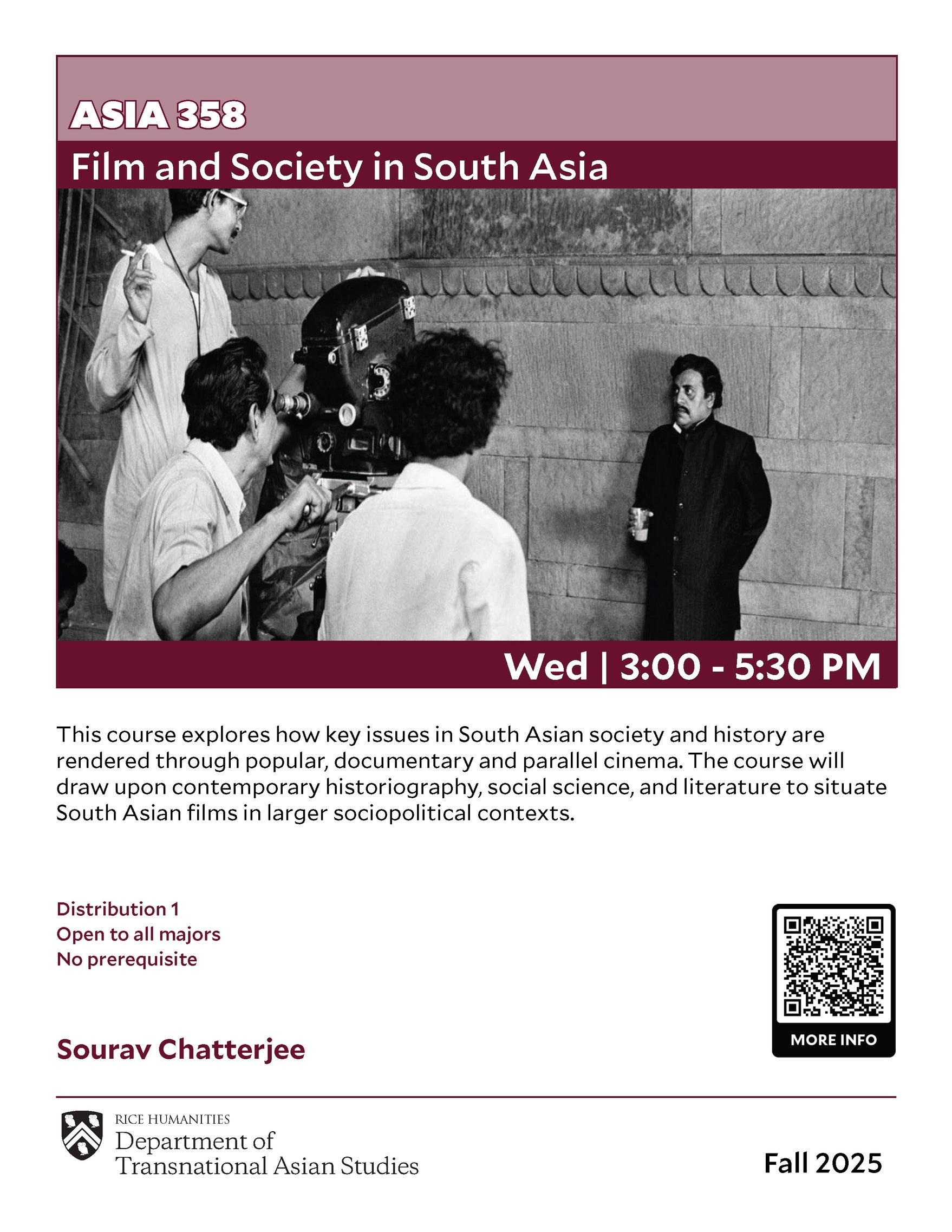 ASIA 358 course flyer
