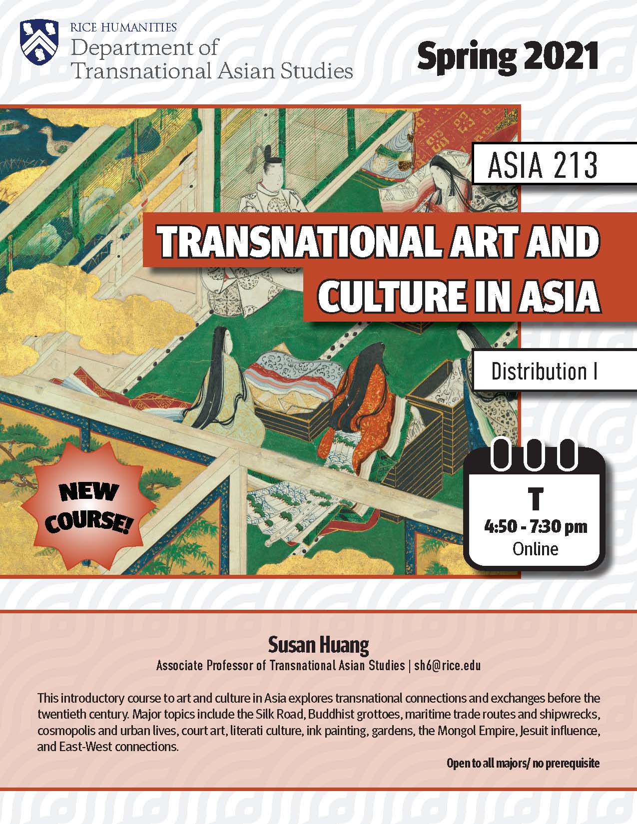 ASIA 213 course flyer