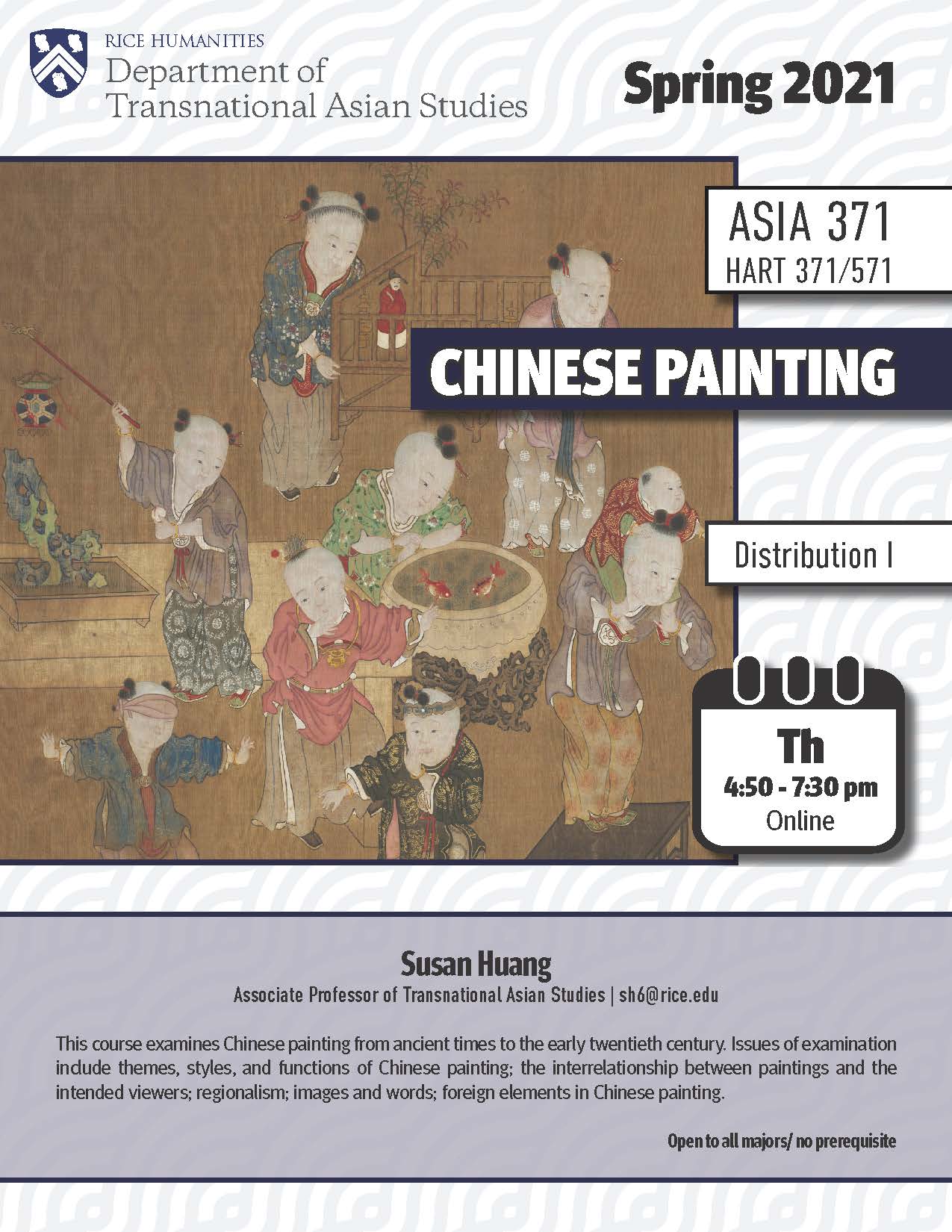 ASIA 371 course flyer