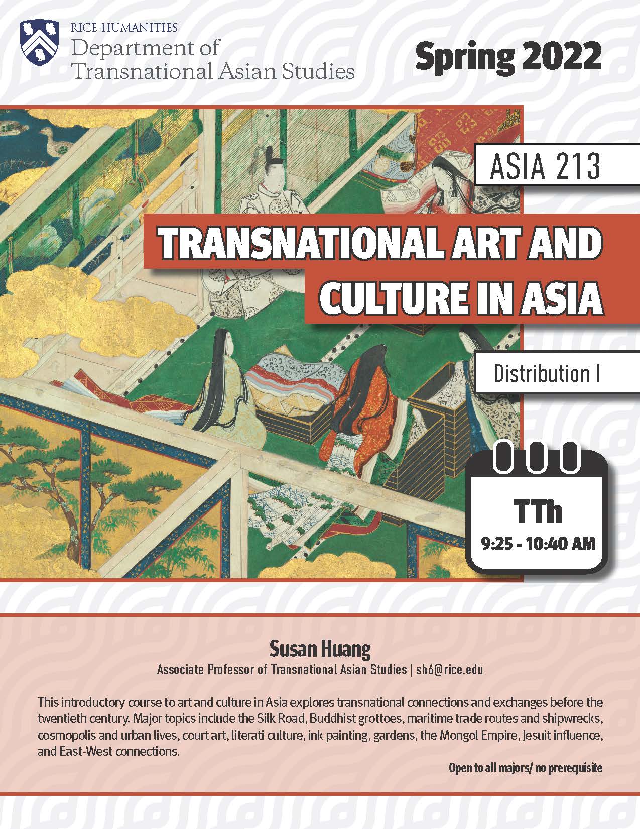 ASIA 213 course flyer