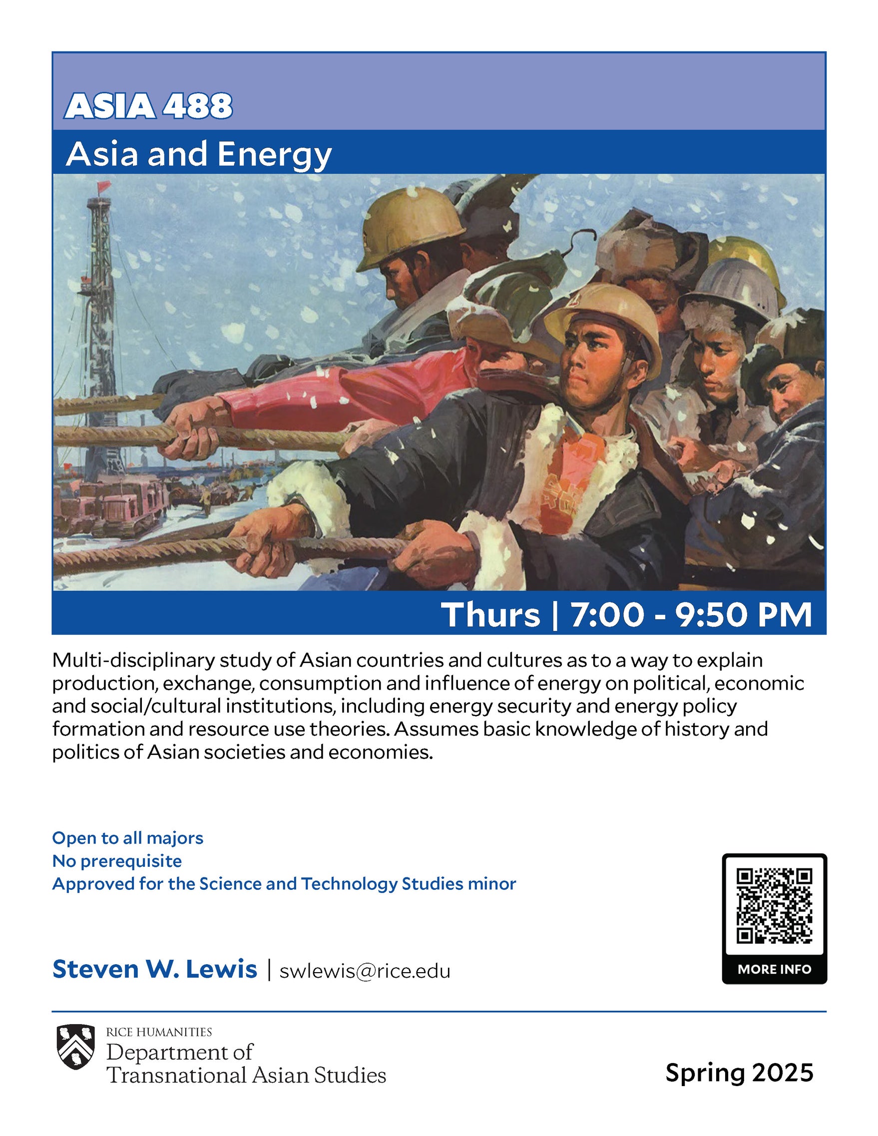 ASIA 488 course flyer