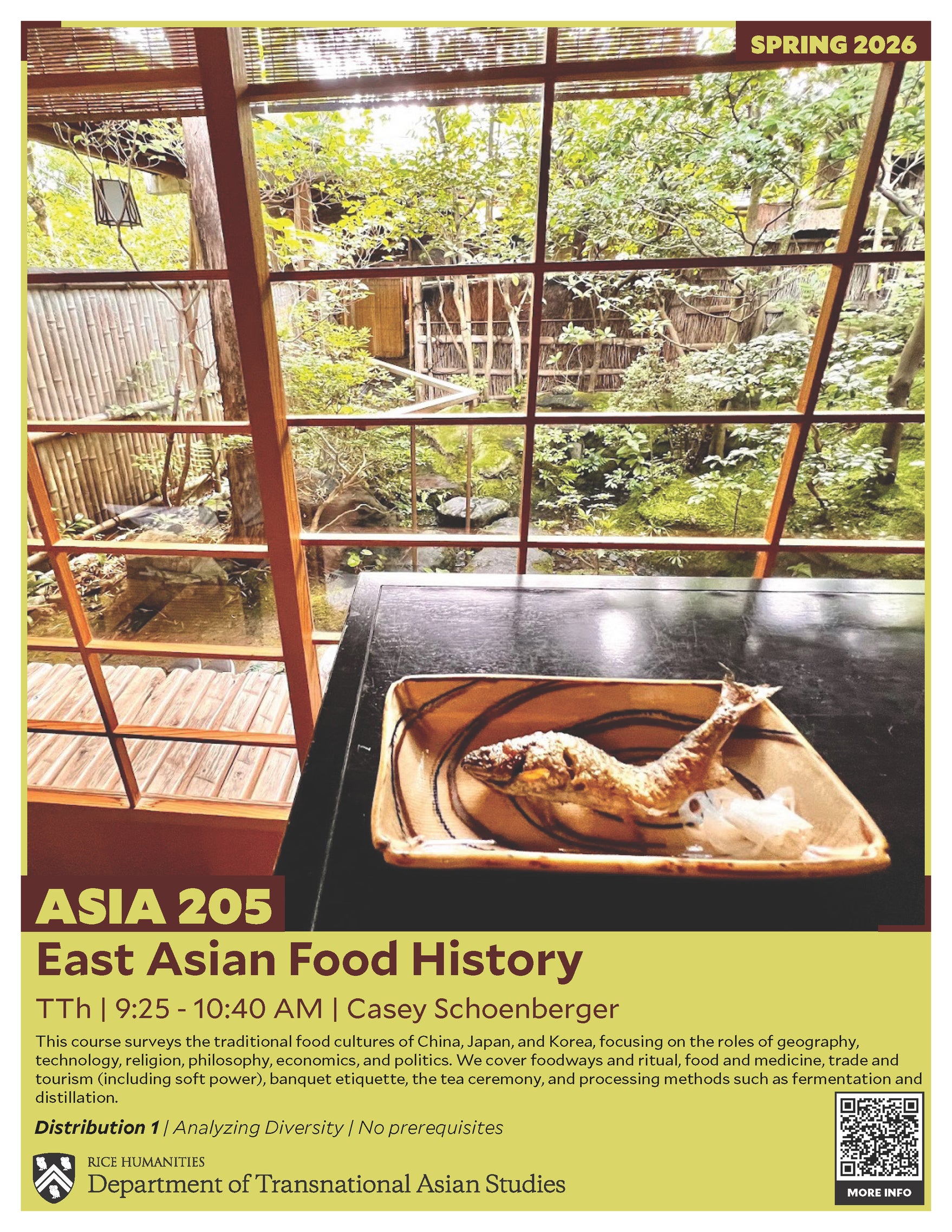 ASIA 205 course flyer