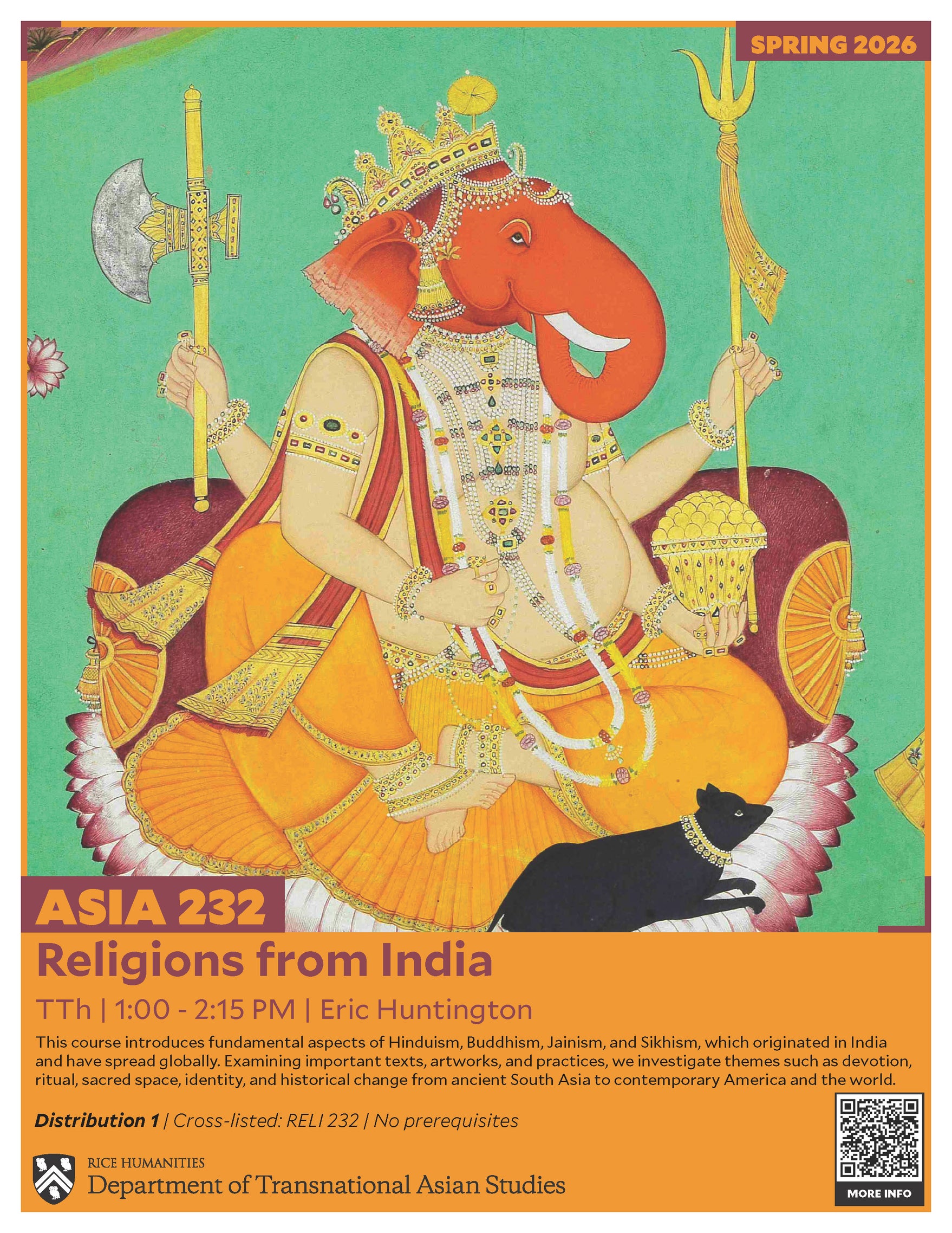 ASIA 232 course flyer