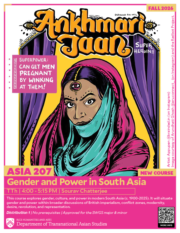 ASIA 207 course flyer