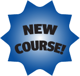 New course starburst sticker