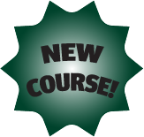 New course starburst sticker