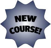 New Course starburst sticker