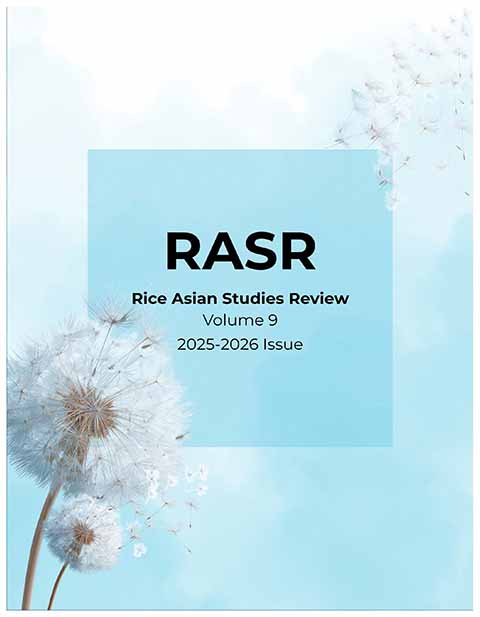 Journal Cover: Rice Asian Studies Review Volume 9