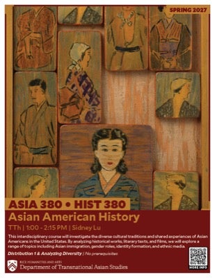 ASIA 380 course flyer